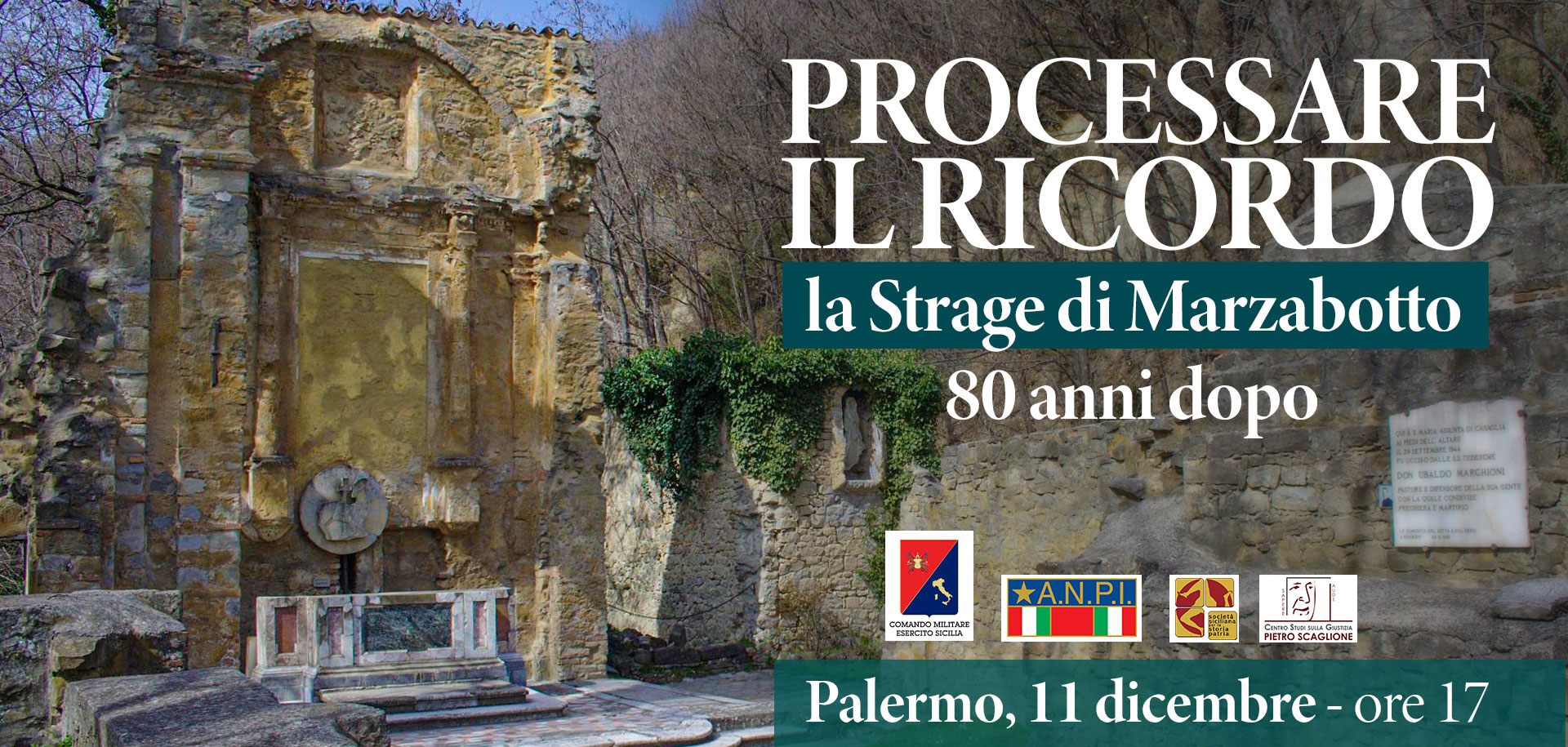 Convegno: Processare il ricordo - Palermo, 11 dicembre 2024