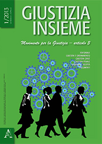 Copertina della rivista “Giustizia Insieme”